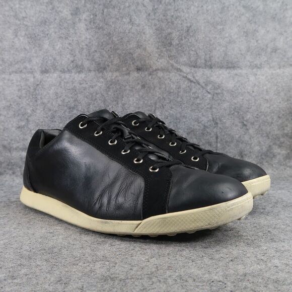 FootJoy Shoe Men 13 Golf Sneaker Athletic Classic Lace Up Black Spikeless Active - Picture 1 of 14